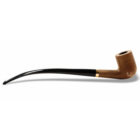 Cachimbo Churchwarden Encerado - Anel Dourado Piteira Resina